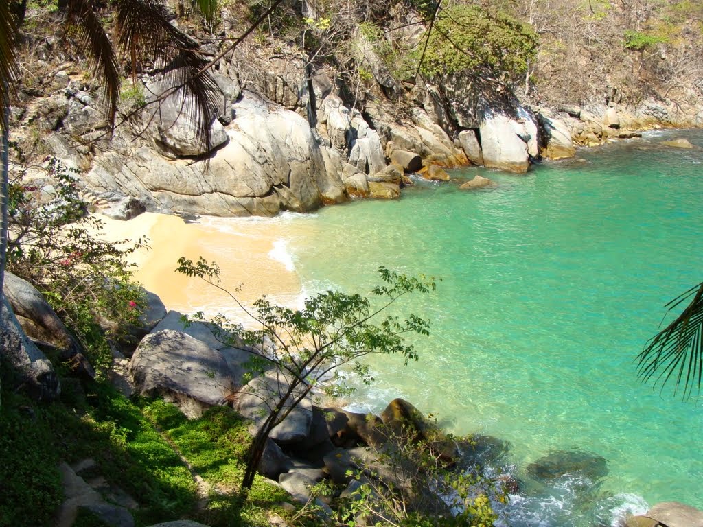Colomitos is the smallest beach from the top 5 beaches in Puerto Vallarta